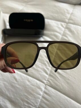 Coach Sunglasses in Olive and Brown